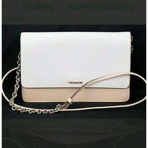 EUC Coach Saffiano Leather Crossbody Purse/Bag